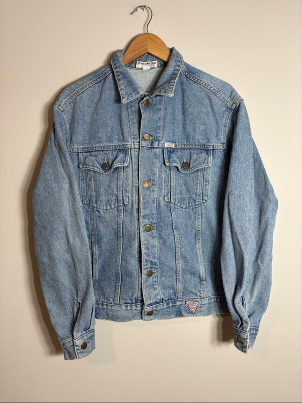 Vintage Guess Georges Marciano Denim Jacket 90s USA XL